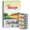 Image de Purizon Superfoods 6 x 70 g pour chat - lot mixte (2 x poulet, 2 x thon, 1 x sanglier, 1 x gibier)