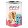 Image de Briantos Bouchées en sauce 6 x 415 g pour chien - saumon, carottes