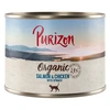 Image de Purizon Organic bio 6 x 200 g pour chat - sans céréales - saumon, poulet, épinards
