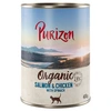 Image de 6x400g Organic Purizon saumon, poulet nourriture humide pour chats