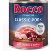 Image de Rocco Classic Pork 6 x 800 g pour chien poulet, dinde