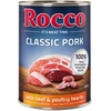 Image de Rocco Classic Pork 6 x 400 g pour chien boeuf, coeurs de volaille