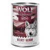 Image de Wolf of Wilderness "Red Meat" 6 x 400 g pour chien Velvet Gloom : porc, dinde, truite
