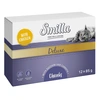 Image de Smilla Deluxe Bouchées 12 x 85 g pour chat - poulet, courgettes, carottes