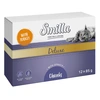 Image de Smilla Deluxe Bouchées 12 x 85 g pour chat - dinde, épinards