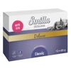 Image de Smilla Deluxe Bouchées 12 x 85 g pour chat - veau, carottes
