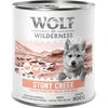 Image de Wolf of Wilderness Junior  Expedition  6 x 800 g pour chien - Stony Creek - volaille, boeuf