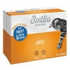 Image de 12 x 85 g truite, haricots verts Smilla bouchées aux légumes pour chat