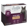 Image de lot mixte 12x85g Sterilised Bouchées aux légumes Sachets fraîcheur Smilla pour chat