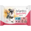 Image de Lot mixte Briantos 4 x 100 g pour chien - Bouchées en sauce (saumon & boeuf)