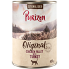 Image de 6x 400g Purizon Adult Sterilised filet de poulet avec dinde nourriture pour chats humide