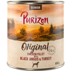 Image de 6x 800g Purizon Senior filet de poulet avec boeuf Black-Angus & Dinde nourriture pour chiens humide