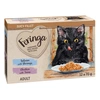 Image de Feringa Filets juteux 12 x 70 g pour chat lot mixte : saumon & crevettes et poulet & thon (12 x 70 g)
