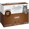 Image de Smilla Senior Bouchées en sauce aux légumes pour chat - lot mixte (12 x 85 g)