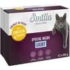 Image de Smilla Adult Light Bouchées en sauce avec légumes pour chat - poulet, tomate (12 x 85 g)