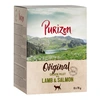Image de Purizon Adult 6 x 70 g pour chat - sans céréales - filet de poulet, agneau, saumon