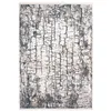 Image de Tapis Vintage à Franges "Akropolis I" Gris & Bleu 120 x 180 cm