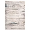 Image de Tapis Vintage à Franges "Akropolis III" Gris & Bleu 120 x 180 cm