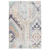 Image de Tapis Ethnique à Poils Courts "Indiana II" Bleu 240 x 330 cm