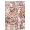 Image de Tapis Vintage à Poils Courts "Indiana IV" Terracotta 120 x 170 cm