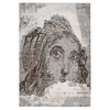 Image de Tapis Vintage à Poils Courts "Iglesia" Taupe 160 x 230 cm