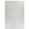 Image de Tapis en Cuir Fait Main "Finish" Blanc & Argent 200 x 290 cm