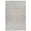 Image de Tapis en Cuir Fait Main "Finish" Gris & Argent 200 x 290 cm