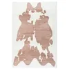 Image de Tapis Imitation Fourrure "Rabbit" Taupe & Blanc 160 x 230 cm
