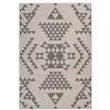 Image de Tapis Ethnique à Poils Courts "Esperanto VI" Taupe 120 x 170 cm