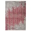 Image de Tapis Vintage à Franges "Baroque II" Rouge 160 x 230 cm