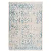 Image de Tapis Vintage à Poils Courts "Baroque VI" Bleu 80 x 150 cm