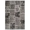 Image de Tapis Patchwork à Poils Courts "Ariya" Gris 200 x 290 cm