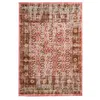 Image de Tapis Antique Floral à Poils Courts "Ariya" Rouge 200 x 290 cm