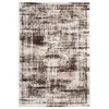 Image de Tapis Vintage à Poils Courts "Ariya" Taupe & Marron 160 x 230 cm