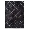 Image de Tapis Géométrique "Orlando" Anthracite 160 x 230 cm