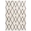 Image de Tapis Tissé Géométrique "Orlando" Ivoire 80 x 150 cm