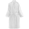 Image de Peignoir de Bain en Coton "Carla" Blanc L