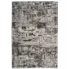 Image de Tapis Rétro Motif Imprimé "Sinai III" Anthracite 80 x 150 cm