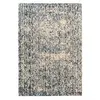 Image de Tapis tissé à poils courts "puerto" bleu & beige 80 x 150 cm