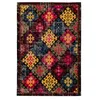 Image de Tapis Tissé à Motifs "Primavera" Multicolore 80 x 150 cm