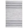 Image de Tapis Tissé Imprimé à Poils Plats "Maya" Gris 120 x 180 cm