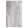 Image de Tapis Tissé Imprimé à Poils Plats "Maya VI" Gris 80 x 150 cm