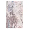 Image de Tapis Tissé Imprimé Vintage "Peron" Gris & Taupe 200 x 290 cm