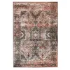 Image de Tapis Tissé Vintage à Poils Plats "Saphira" Beige 80 x 150 cm