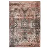 Image de Tapis Tissé Vintage à Poils Plats "Saphira" Beige 200 x 290 cm