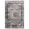 Image de Tapis Tissé Imprimé à Poils Plats "Saphira" Gris 120 x 170 cm