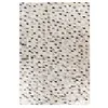 Image de Tapis Fait Main en Cuir "Lavin V" Argent & Multicolore 80 x 150 cm