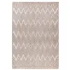 Image de Tapis Tissé Ethnique à Poils Courts "Sarai" Beige 120 x 170 cm