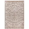 Image de Tapis Tissé Ethnique à Poils Courts "Sarai II" Beige 80 x 150 cm