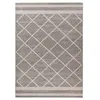 Image de Tapis Tissé Graphique "Rhombus II" Beige & Marron 120 x 170 cm